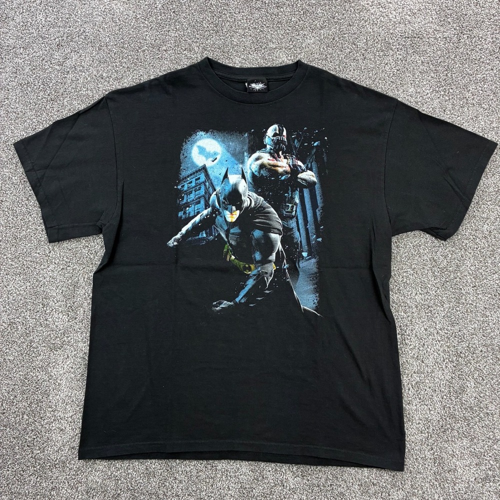 Vintage Y2K The Dark Knight Rises Shirt‎ Mens XL Batman Bane Heath Ledger DC